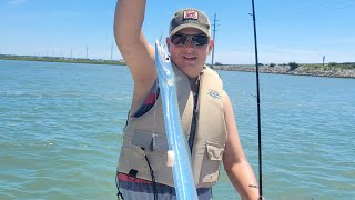 Fishing in chincoteague Virginia [upl. by Ahsratan]