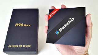 2017 Powerful HexaCore Android TV Box H96 Max  RK3399  4GB RAM [upl. by Bolen]