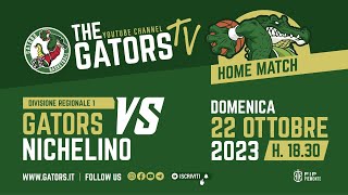 DIVISIONE REGIONALE 1 Gators VS Nichelino LIVE [upl. by Dermott]