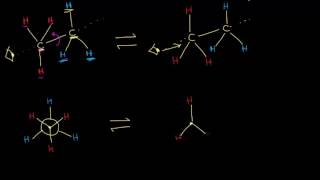 Конформации этана и пропана видео 19  Алканы и Циклоалканы  Химия [upl. by Oynotna]