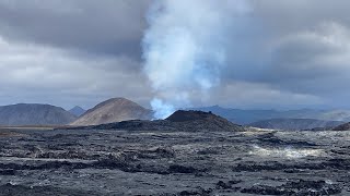 Secondary Vents of Geldingadalirs Eruption in Iceland [upl. by Drucy]