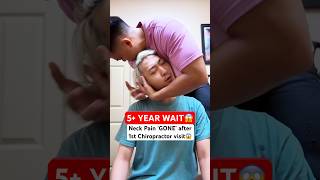 He Cracked SOO LOUD😱 neckpain Chiropractic Trending Short [upl. by Gerome]