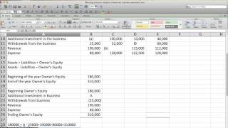 Missing numbers in financial statements [upl. by Averir]