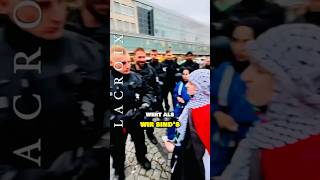 Benehmen und Respekt sind der Schlüssel polizei demo berlin [upl. by Ezana]