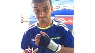 Aravind KP Crash in Dakar Rally 2017 [upl. by Neehahs]