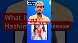 What is hashimotos disease  shorts hashimotos thyroidproblems [upl. by Triplett]