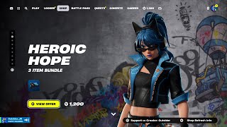 NEW FORTNITE HEROIC HOPESTAR WARS MARVEL BMW KAROL GTESLASMOKE DRAGON BUNDLE AUGUST 17 2024 [upl. by Okiram148]