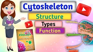 Cytoskeleton structure amp function  Types of cytoskeleton  easy explanation in hindi amp english [upl. by Tjon217]