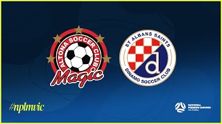 2024 NPLMVIC Altona Magic SC v St Albans Saints SC [upl. by Puri676]