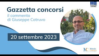 Gazzetta Concorsi 20923 concorsi Inps in arrivo cosa studiare per prova scritta Agenzia Entrate [upl. by Sadnak]