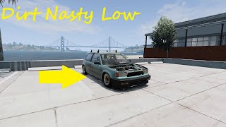 BeamnNGdrive Freeroam West Coast USA  1987 Ibishu Covet 15 DX Dirt Nasty Low [upl. by Belia]