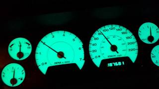 2003 Jeep Grand Cherokee Overland 47 HO acceleration [upl. by Hospers39]