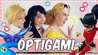 Cosplayers React to Miraculous Ladybug  Optigami 👀 [upl. by Willin]