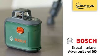 Kreuzlinienlaser Bosch AdvancedLevel 360 [upl. by Notsua]