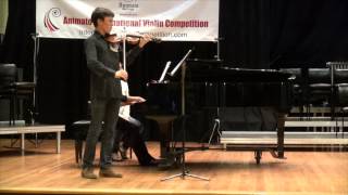 Charlie Westhoff Elgar Sonata E minor op 82 Animato International Violin Competition [upl. by Jala]