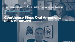 Courthouse Steps Oral Argument SFFA v Harvard [upl. by Hazrit107]