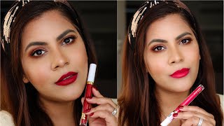 My Glamm LIT Liquid Lipstick Review [upl. by Anuska]