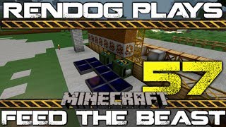 S1E57 Lets Play Minecraft FTB  Frame Motor [upl. by Clare]