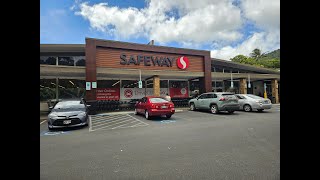 4K Safeway at Manoa Marketplace on 91824 in Honolulu Oahu Hawaii [upl. by Jaymee]