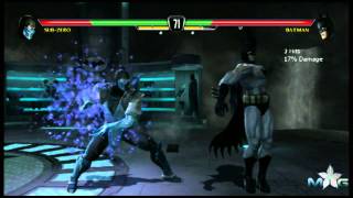 Mortal Kombat vs DCU Sub Zero vs Batman Fight [upl. by Giorgia]