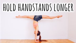 How to do a Handstand for a Long Time  Top 10 Tips [upl. by Sardse]