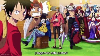 La Reacción de Shanks Después de Descubrir que Luffy Tiene la Flota Más Poderosa  One Piece [upl. by Finer]