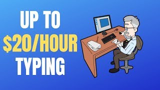 Typing Jobs from Home That Pay up to 20 per Hour 2019 [upl. by Ennahteb246]