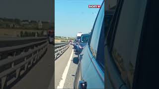 Shorts  Crimea Bridge Explosion Today  Ukraine War  Two Dead After Attack On Crimea Bridge [upl. by Diarmid]