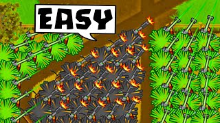 Filling my ENTIRE map up with SNIPERS Bloons TD Battles [upl. by Ydnys]