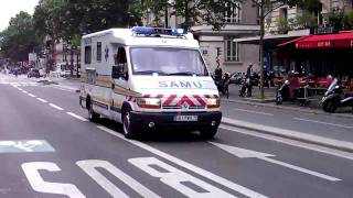 Paris Ambulance French Siren Responding [upl. by Yelena]