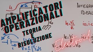 AMPLIFICATORI OPERAZIONALI TEORIA DI BASE RISOLUZIONE E SIMULAZIONI [upl. by Holli290]