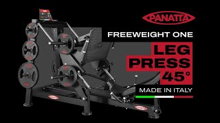 Low Body  Leg Press 45°  Panatta  FW ONE  plateloaded [upl. by Lertram252]