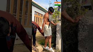 Neck ka bahot he hard powerfull stunt 🥵🇮🇳💪 shorts strong giantthedheeraj ytshorts stronger [upl. by Nevram]