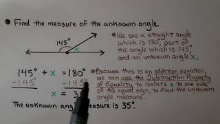 6th Grade Math 112e Solving Equations that Represent Geometric Concepts Inverse Operations [upl. by Nohj]