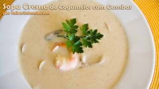 Sopa Creme de Cogumelos com Gambas [upl. by Lila350]