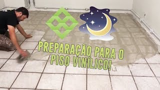 Preparação para o Piso Vinílico [upl. by Leandra]