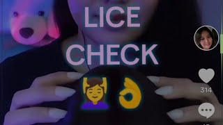 ASMR LICE CHECKKUTU REMOVAL [upl. by Boylston]