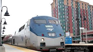 Amtrak amp MetroNorth action at Yonkers Station [upl. by Enaoj111]