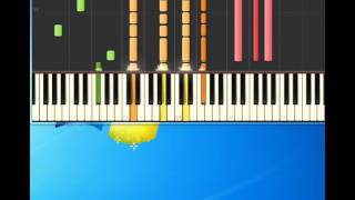 Roy Orbison Crying Piano tutorial by Synthesia [upl. by Anaigroeg149]