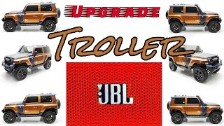 🏁TROLLER🏁O Som offroad 4x4  upgrade c caixa JBL SW8AMS  alto falantes FLEX3 6TRFX50JBL [upl. by Fachini]