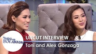 TWBA Uncut Interview Toni amp Alex Gonzaga [upl. by Judie]