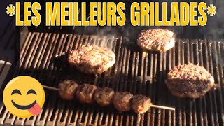 LES MEILLEURS GRILLADES AU BBQ BŒUF ET SAUCISSES ITALIENNE 😋 [upl. by Relda]