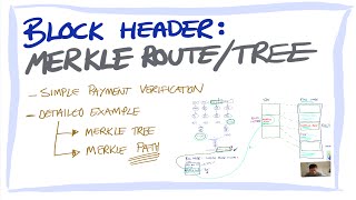 BlockchainBitcoin for beginners 7 Blockchain header Merkle roots and SPV transaction verification [upl. by Orecic941]