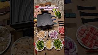 Raclette Grill Dinner Set Up For Thanksgivingmoreganda racletteraclettecheesedinnerideas [upl. by Ahsercal476]