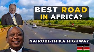 Best Road In Africa KENYAS Infustructure is NEXT LEVEL [upl. by Ellerehs]