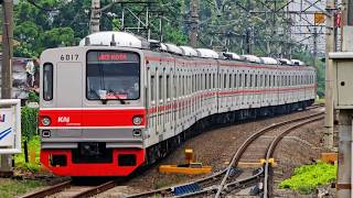 4K Stasiun Citayam Kompilasi KRL JR 205 Marchen Face TM 6000  Commuter Line Lin Bogor [upl. by Englis]