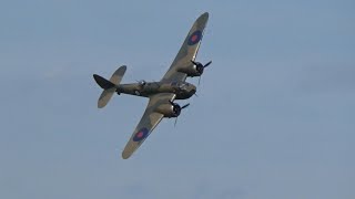 Shuttleworth Best of British Airshow 2024 Bristol Blenheim Westland Lysander and Gloster Gladiator [upl. by Campagna813]