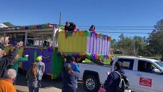 Krewe of Nereids Madi Gras parade in Bay st Louis MS 2023 [upl. by Aeet]