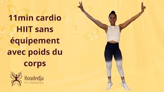 CARDIO HIIT avec poids corps no equipment [upl. by Hermosa502]