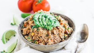 5 Ingredient Mexican Quinoa [upl. by Lipkin]